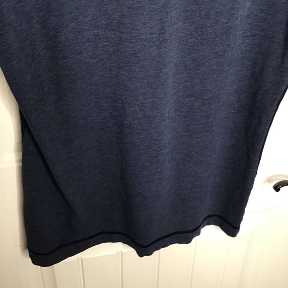 Lululemon V Neck Blue Short Sleeve T Shirt. - Picture 6 of 11